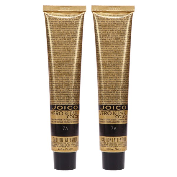 Joico Vero K-Pak 7A Dark Ash Blonde 2.5 oz 2 Pack