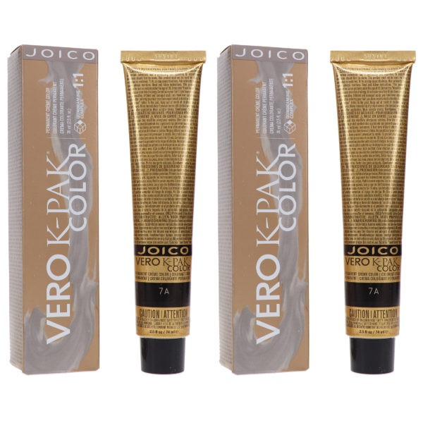 Joico Vero K-Pak 7A Dark Ash Blonde 2.5 oz 2 Pack