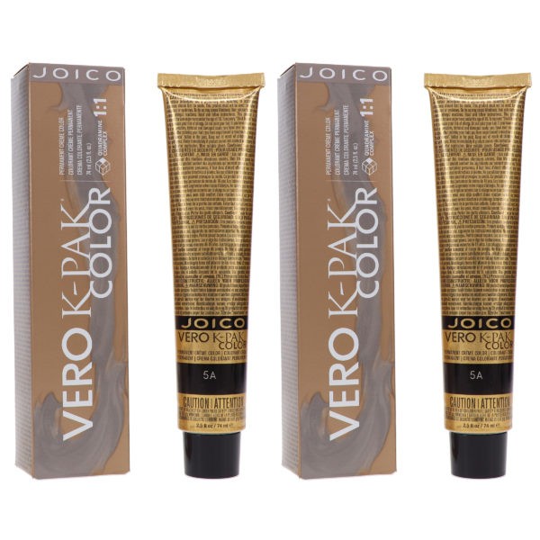 Joico Vero K-Pak 5A Medium Ash Brown 2.5 oz 2 Pack