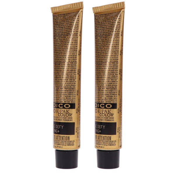 Joico Vero K-Pak Hair Color 7NG Plus Age Defy Dark Natural Blonde 2.5 oz 2 pack