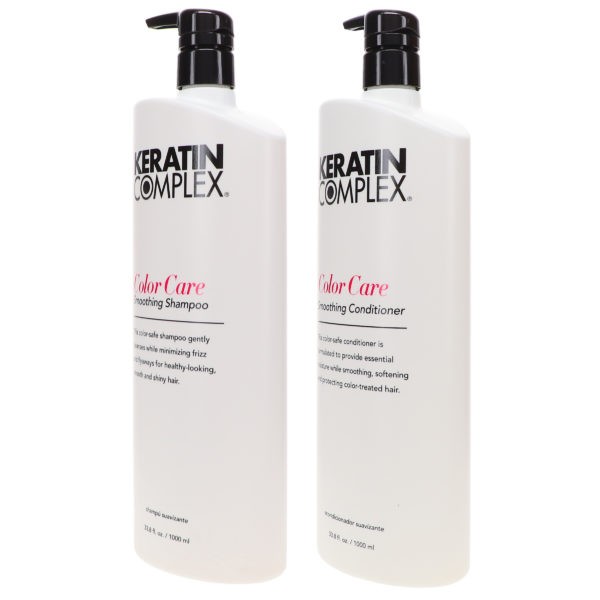 Keratin Complex Color Care Smoothing Shampoo 33.8 oz & Color Care Smoothing Conditioner 33.8 oz Combo Pack