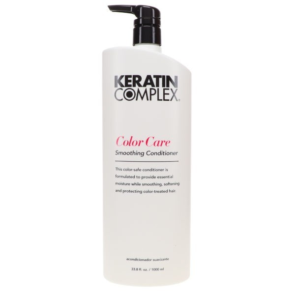 Keratin Complex Color Care Smoothing Shampoo 33.8 oz & Color Care Smoothing Conditioner 33.8 oz Combo Pack