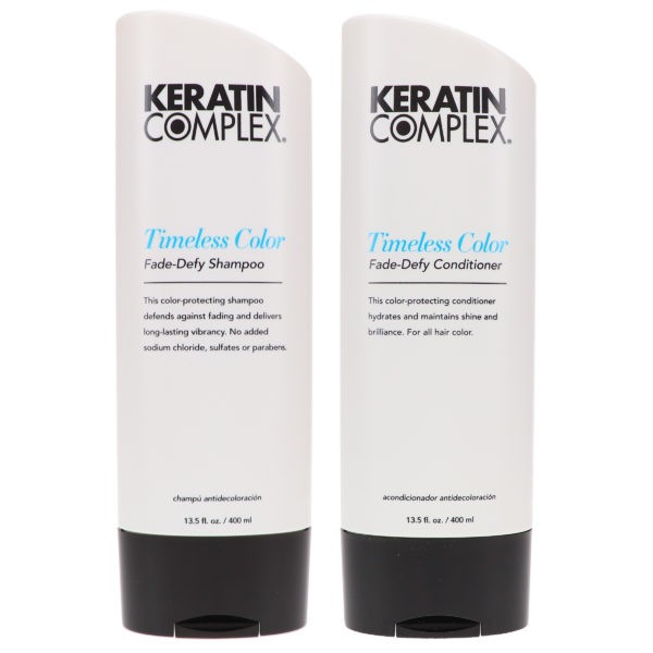 Keratin Complex Timeless Color Fade-Defy Shampoo 13.5 oz & Timeless Color Fade-Defy Conditioner 13.5 oz Combo Pack