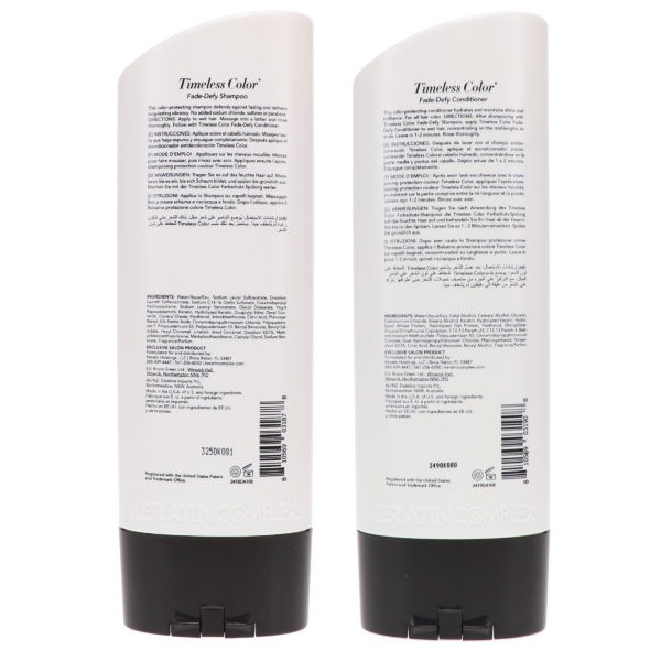 Keratin Complex Timeless Color Fade-Defy Shampoo 13.5 oz & Timeless Color Fade-Defy Conditioner 13.5 oz Combo Pack