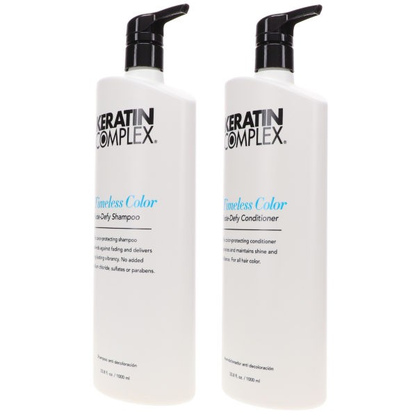 Keratin Complex Timeless Color Fade-Defy Shampoo 33.8 oz & Timeless Color Fade-Defy Conditioner 33.8 oz Combo Pack