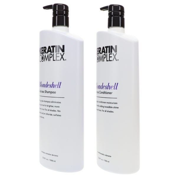 Keratin Complex Blondeshell Debrass Shampoo 33.8 oz & Blondeshell Debrass Conditioner 33.8 oz Combo Pack