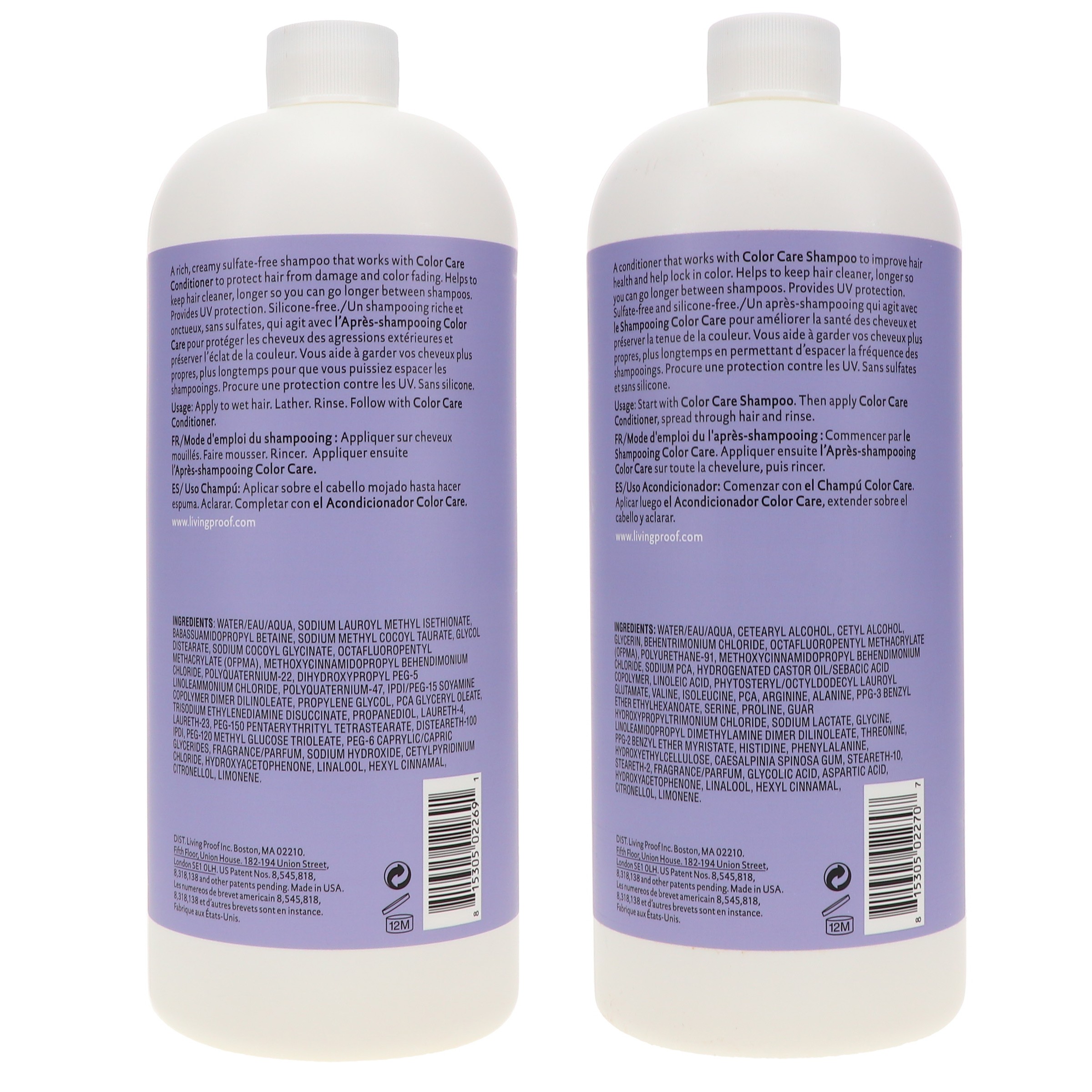 Living Proof Color Care Shampoo 32 oz & Color Care Conditioner 32 oz Combo Pack