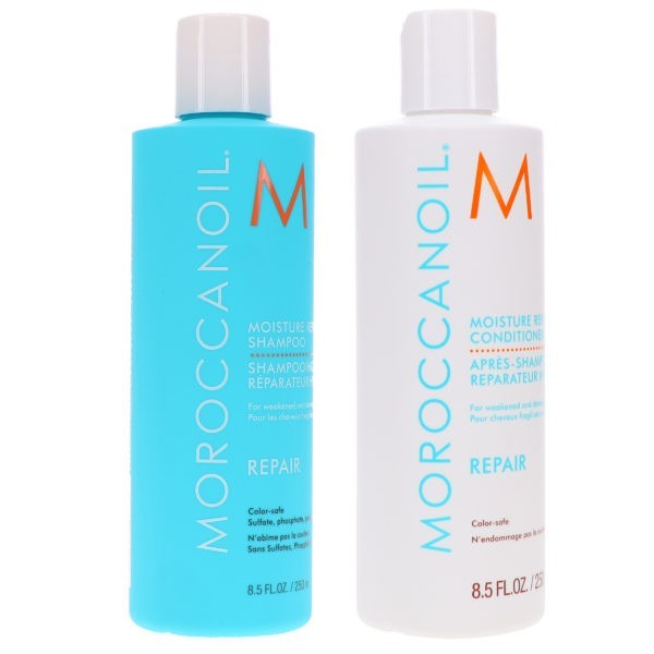 Moroccanoil Moisture Repair Shampoo 8.5 oz & Moisture Repair Conditioner 8.5 oz Combo Pack