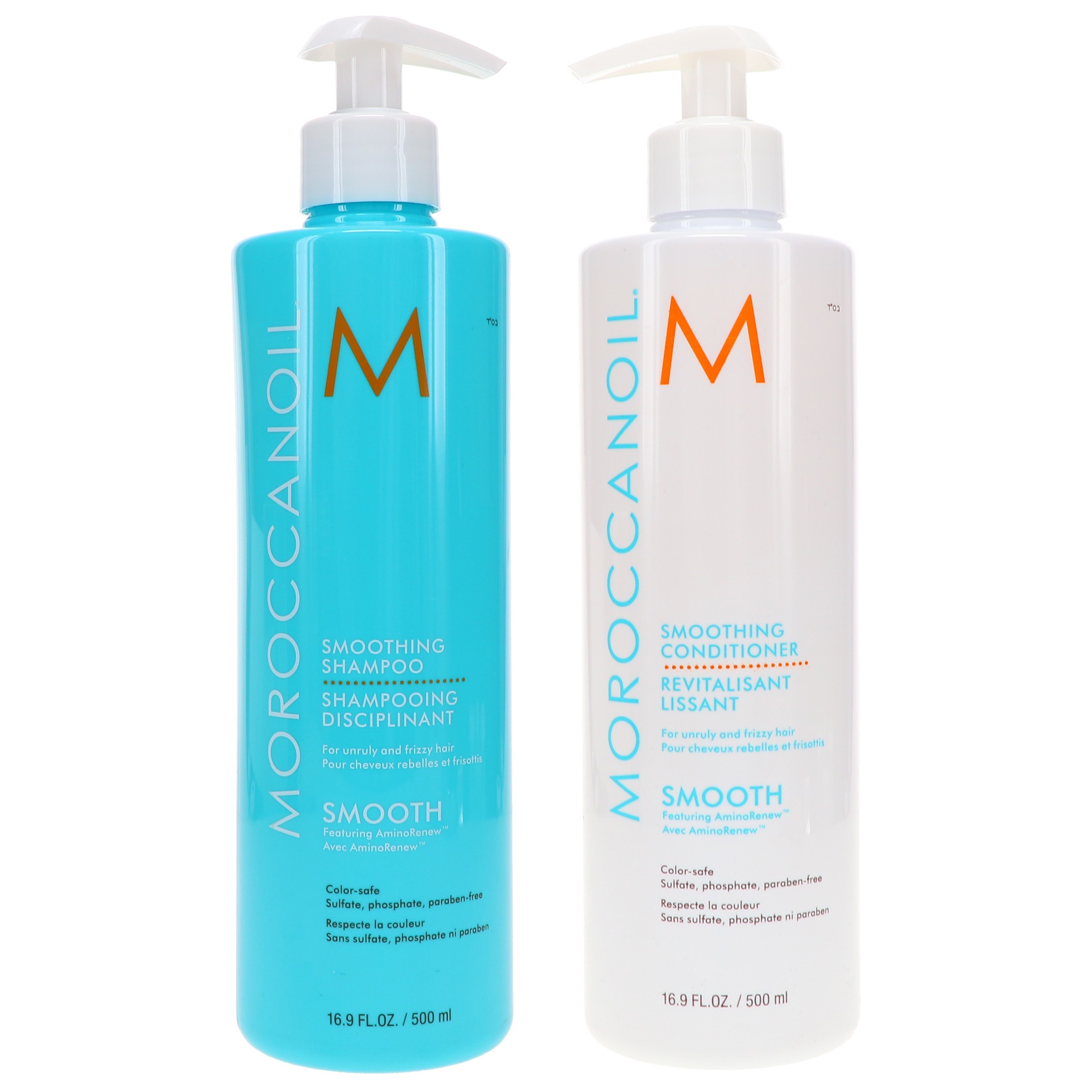 Moroccanoil Smoothing Shampoo 16.9 oz & Smoothing Conditioner 16.9 oz Combo Pack