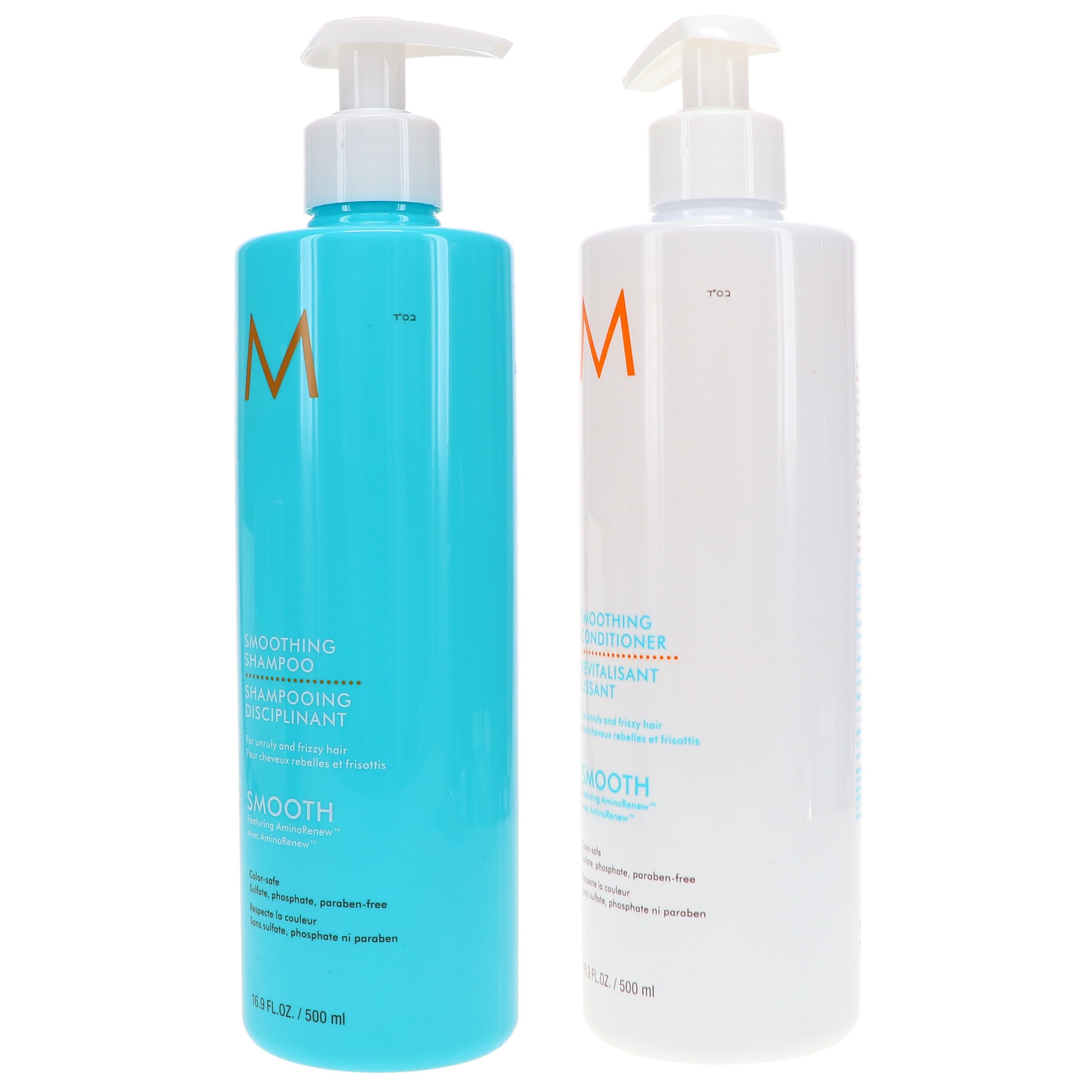 Moroccanoil Smoothing Shampoo 16.9 oz & Smoothing Conditioner 16.9 oz Combo Pack