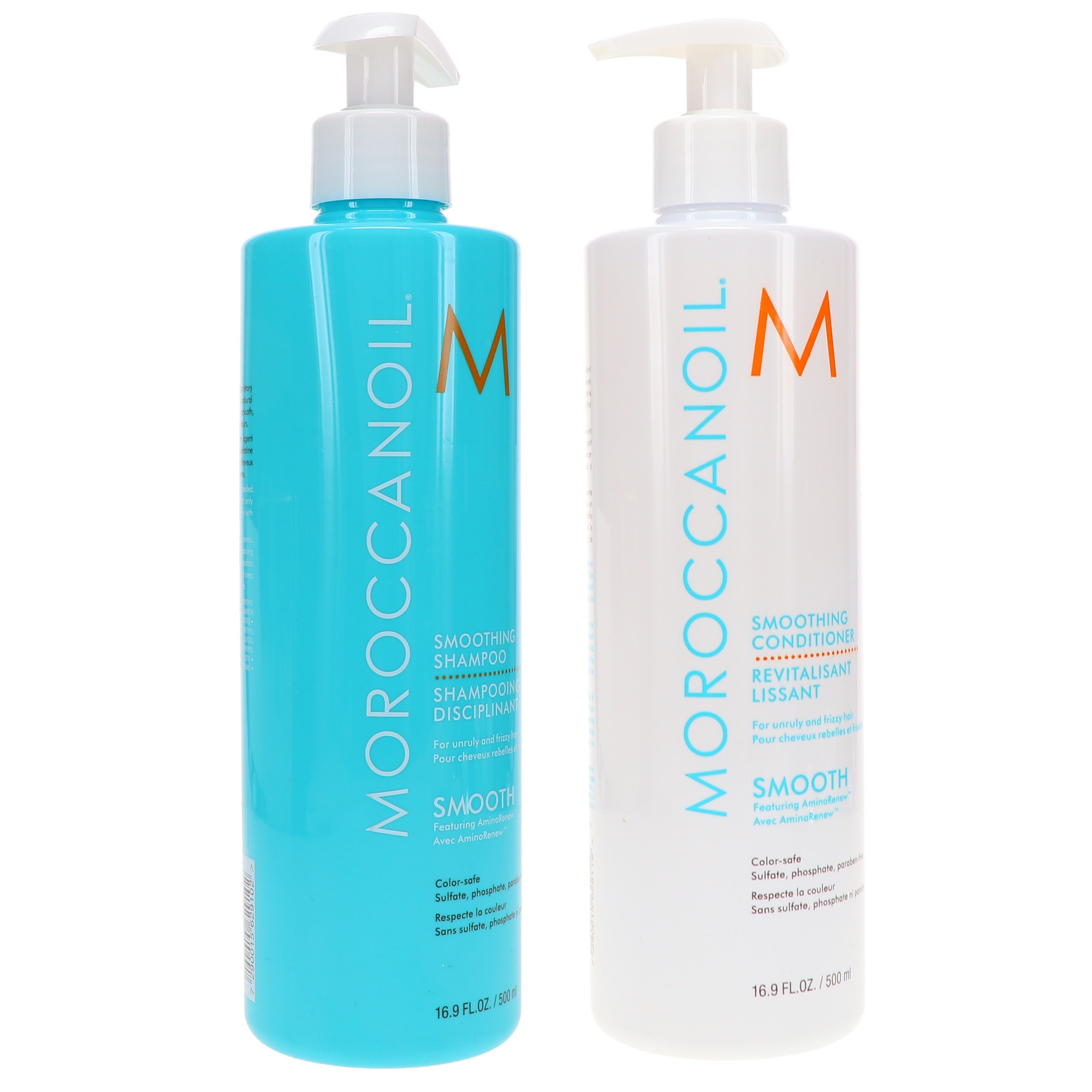 Moroccanoil Smoothing Shampoo 16.9 oz & Smoothing Conditioner 16.9 oz Combo Pack
