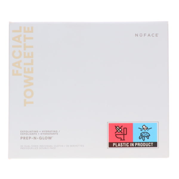 NuFACE Prep-N-Glow Cleaning Cloths 20 Pack