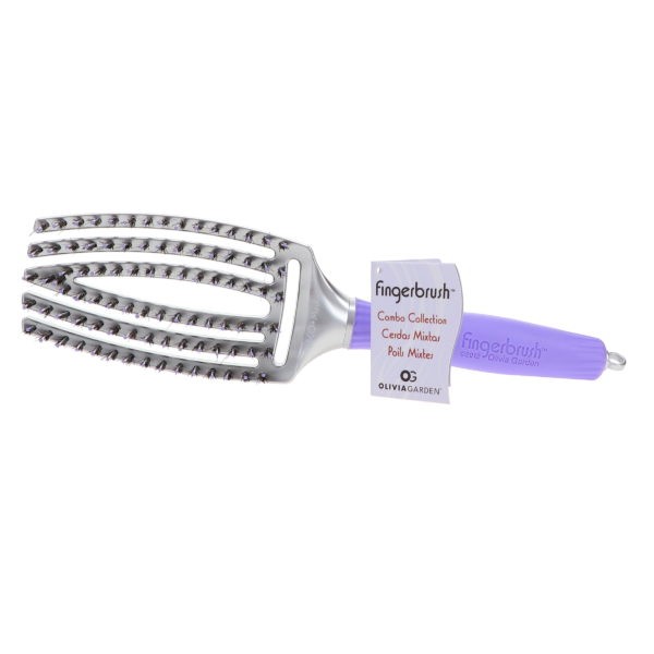 Olivia Garden Fingerbrush Curved & Vented Paddle Brush Medium