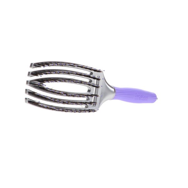 Olivia Garden Fingerbrush Curved & Vented Paddle Brush Medium