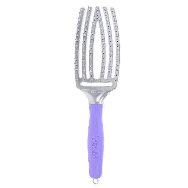 Olivia Garden Fingerbrush Curved & Vented Paddle Brush Medium