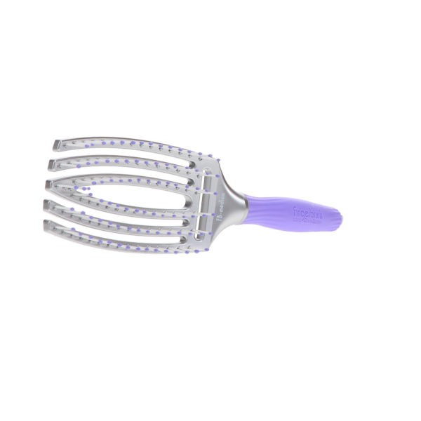 Olivia Garden Fingerbrush Curved & Vented Paddle Brush Medium