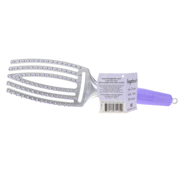 Olivia Garden Fingerbrush Curved & Vented Paddle Brush Medium