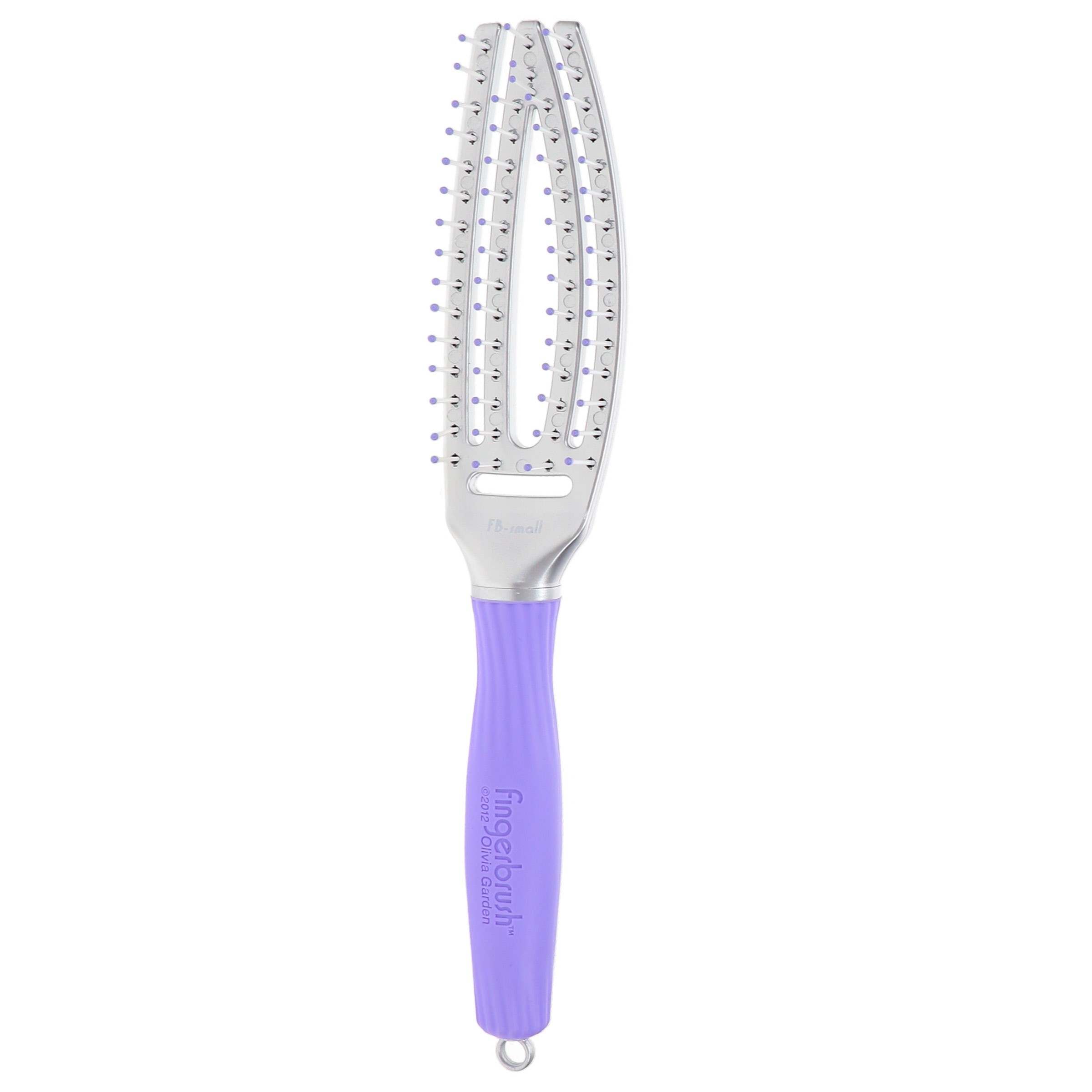 Olivia Garden Fingerbrush Curved & Vented Paddle Brush Small