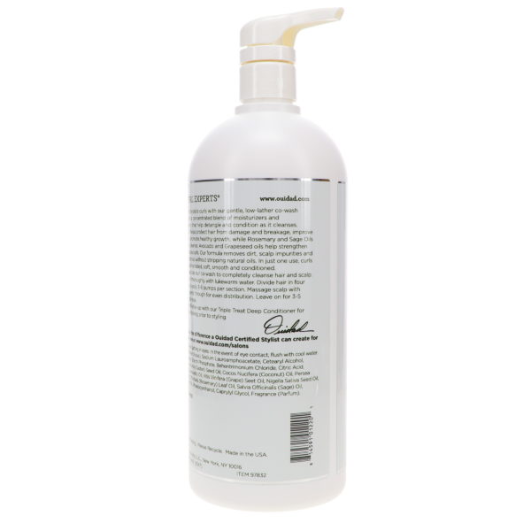 Ouidad Curl Immersion Low-Lather Coconut Cleansing Conditioner 33.8 oz