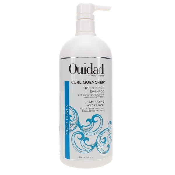 Ouidad Curl Quencher Moisturizing Shampoo 33.8oz & Curl Immersion Low-Lather Coconut Cleansing Conditioner 33.8oz Combo