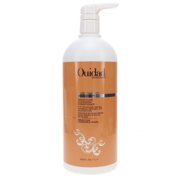 Ouidad Curl Shaper Good As New Moisture Restoring Shampoo 33.8 oz & Curl Shaper Double Duty Weightless Cleansing Conditioner 33.8 oz Combo Pack