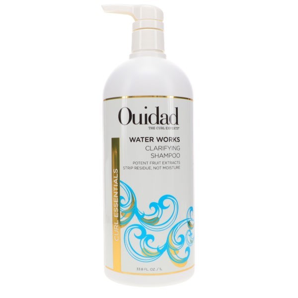 Ouidad Water Works Clarifying Shampoo 33.8 oz & Moisture Lock Leave-In Conditioner 33.8 oz Combo Pack
