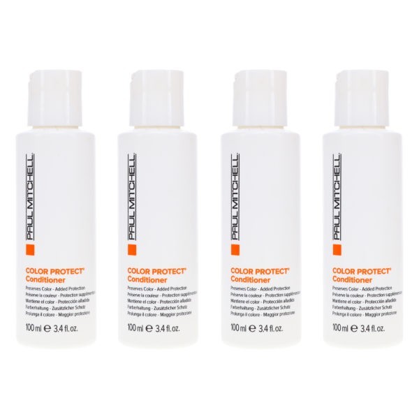 Paul Mitchell Color Protect Daily Conditioner 3.4 oz 4 Pack