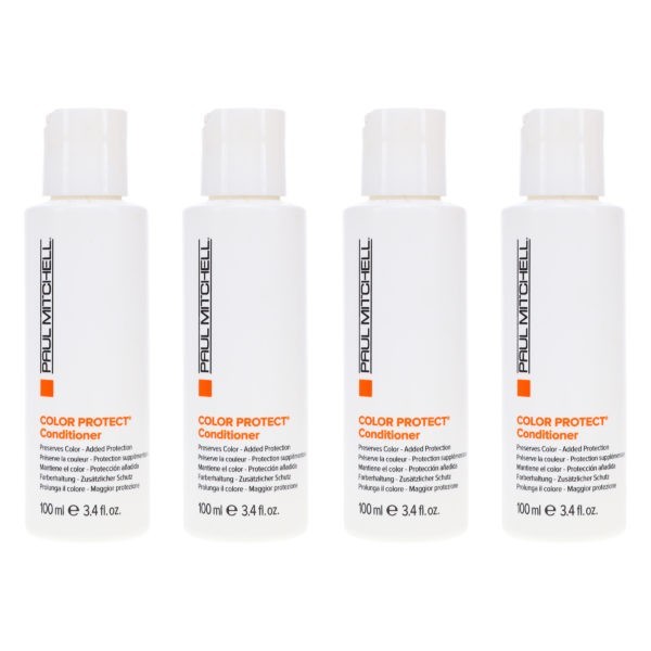 Paul Mitchell Color Protect Daily Conditioner 3.4 oz 4 Pack