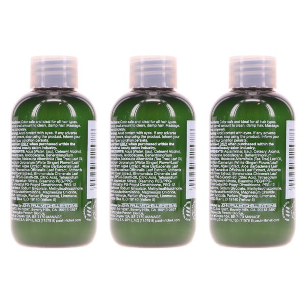 Paul Mitchell Tea Tree Conditioner 2.5 oz 3 Pack