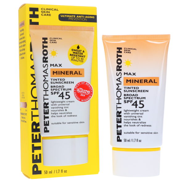 Peter Thomas Roth Max Mineral Tinted Sunscreen Broad Spectrum SPF 45 1.7 oz