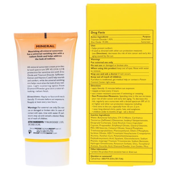 Peter Thomas Roth Max Mineral Tinted Sunscreen Broad Spectrum SPF 45 1.7 oz