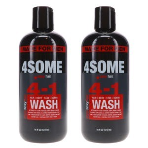 Sexy Hair Style Sexy Hair 4some 4-in-1 Hair, Body, Face & Beard Wash 16 oz 2 Pack
