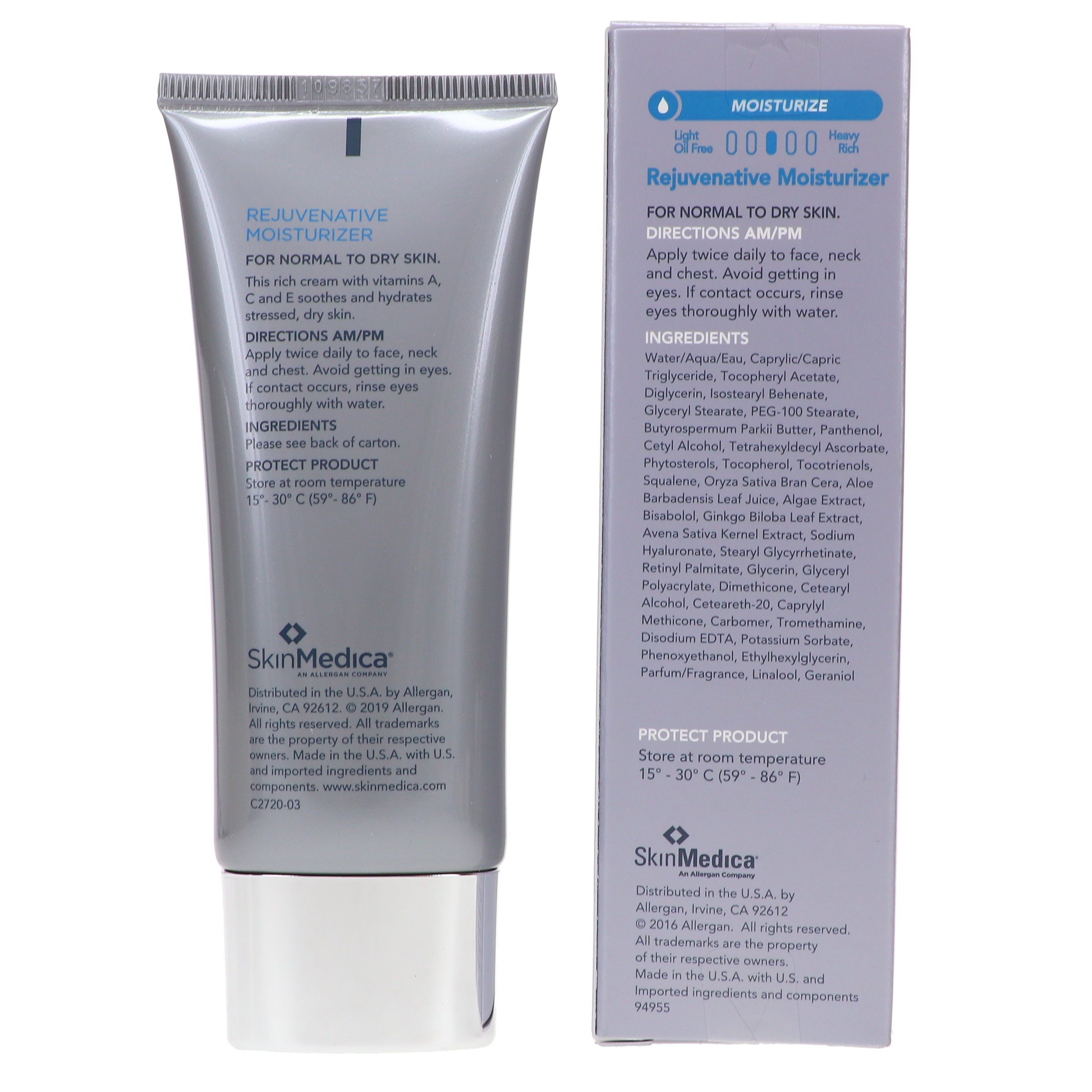 SkinMedica Rejuvenative Moisturizer 2 oz