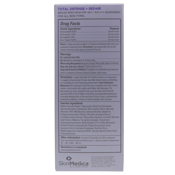 SkinMedica Total Defense Plus Repair SPF 50+ 2.3 oz