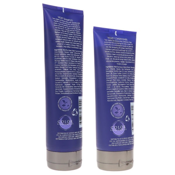 Surface Pure Blonde Violet Shampoo 9 oz & Pure Blonde Violet Conditioner 7 oz Combo Pack