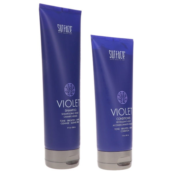 Surface Pure Blonde Violet Shampoo 9 oz & Pure Blonde Violet Conditioner 7 oz Combo Pack