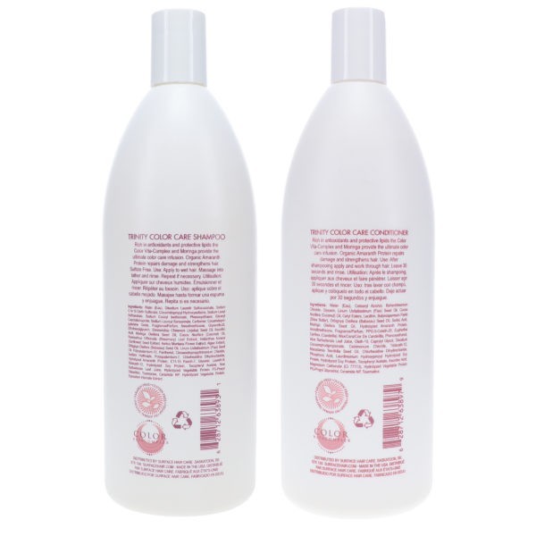 Surface Trinity Color Care Shampoo 33.8 oz & Trinity Color Care Conditioner 33.8 oz Combo Pack