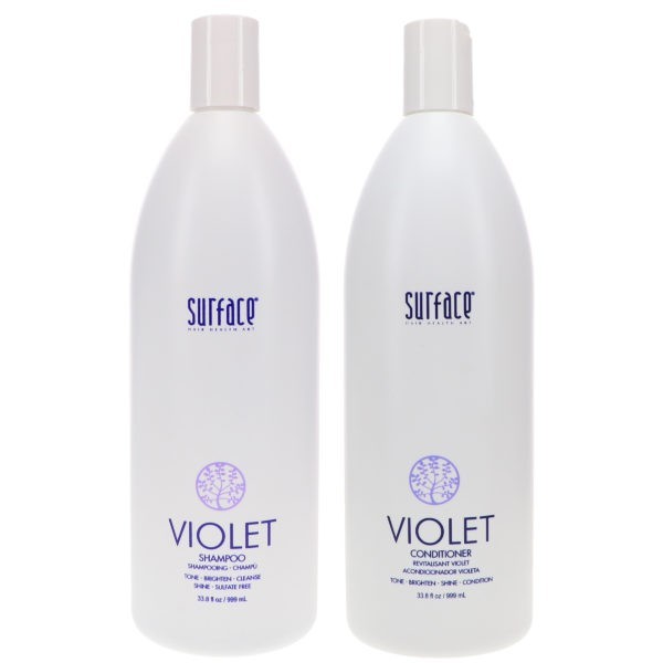 Surface Pure Blonde Violet Shampoo 33.8 oz & Pure Blonde Violet Conditioner 33.8 oz Combo Pack