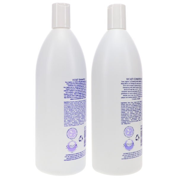 Surface Pure Blonde Violet Shampoo 33.8 oz & Pure Blonde Violet Conditioner 33.8 oz Combo Pack