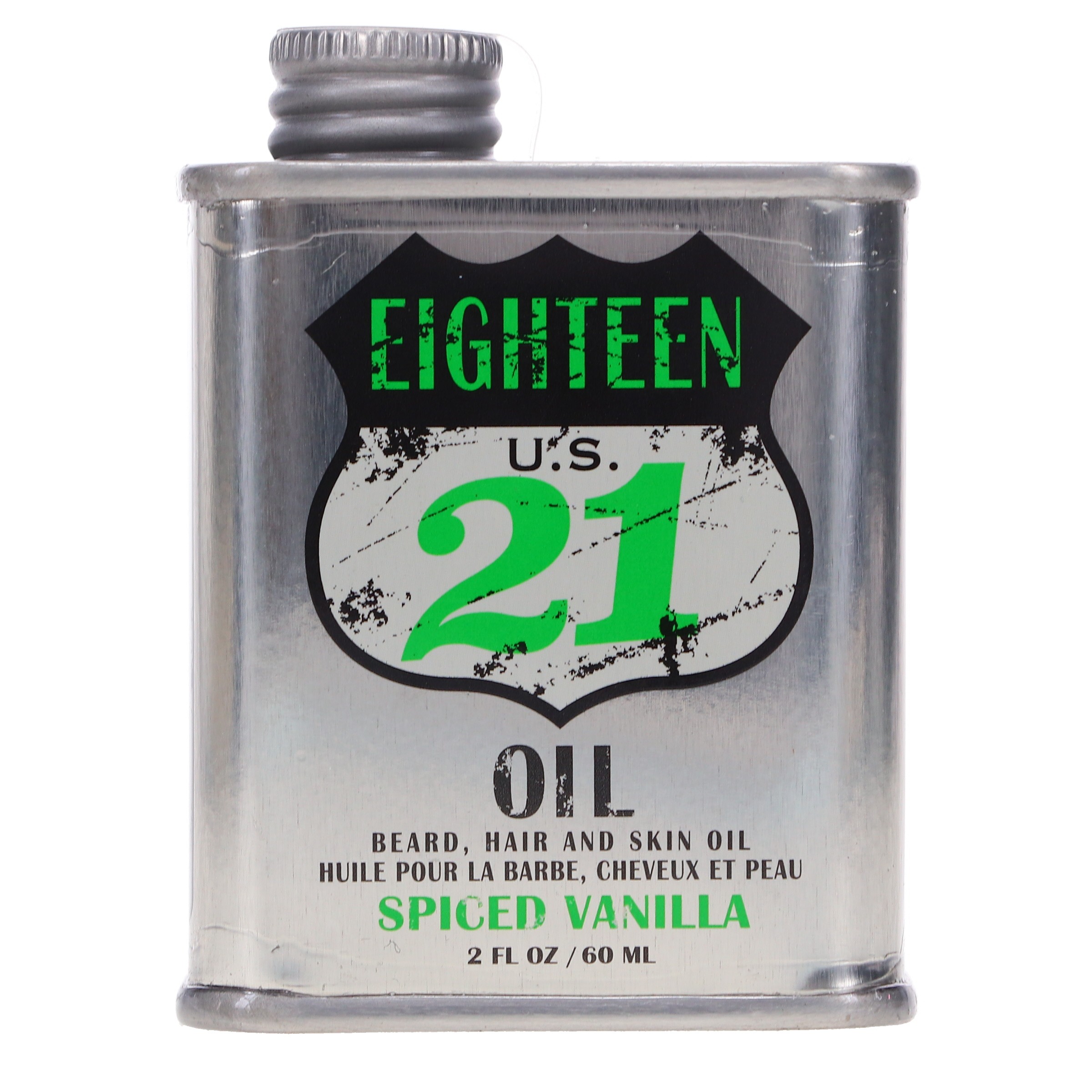 18.21 Man Made Beard, Hair & Skin Oil Spiced Vanilla 2 oz