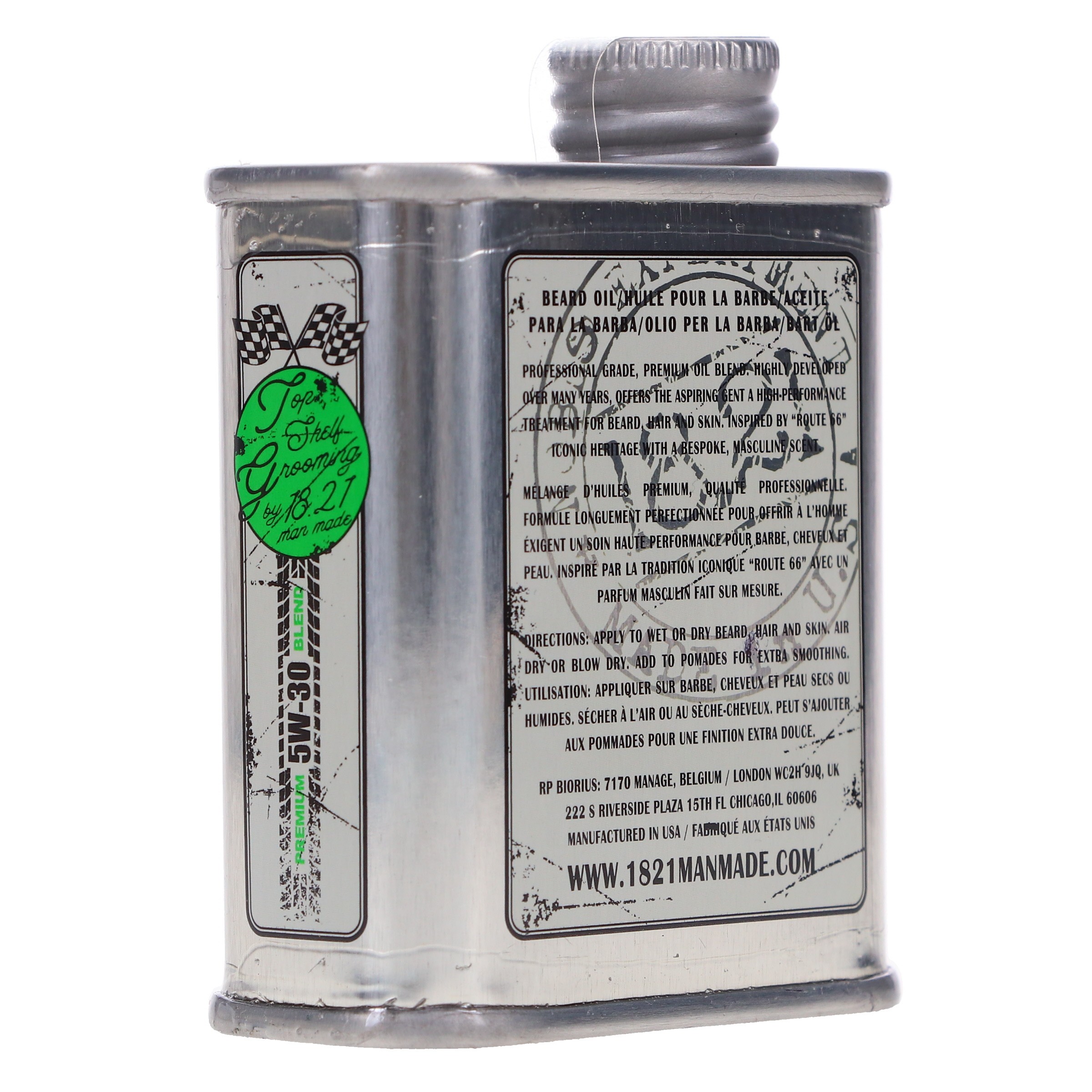 18.21 Man Made Beard, Hair & Skin Oil Spiced Vanilla 2 oz