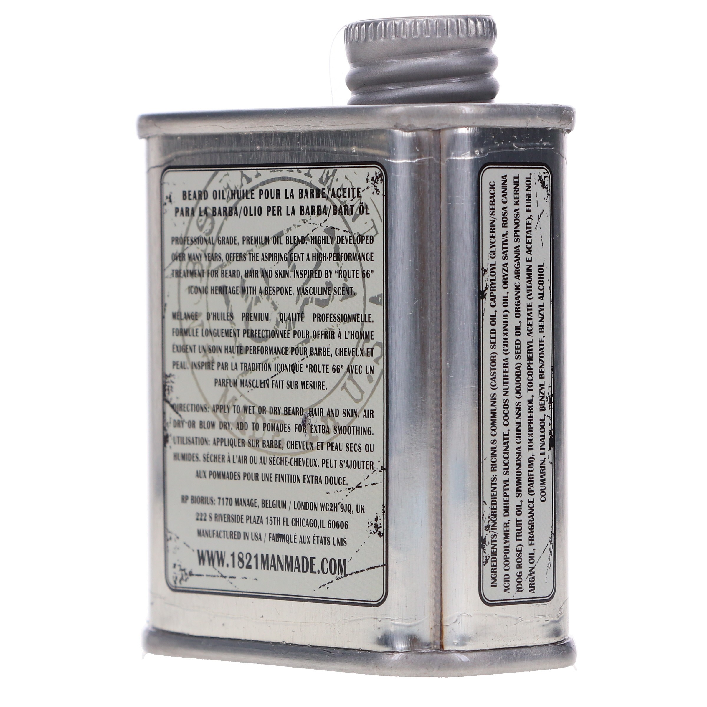 18.21 Man Made Beard, Hair & Skin Oil Spiced Vanilla 2 oz