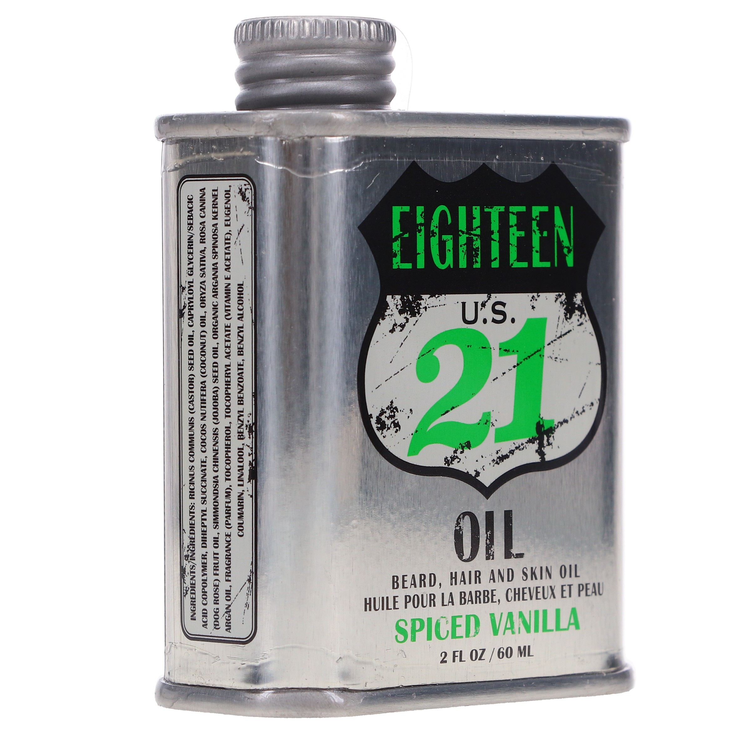 18.21 Man Made Beard, Hair & Skin Oil Spiced Vanilla 2 oz