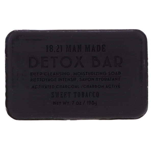 18.21 Man Made Detox Bar Soap Sweet Tobacco 7 oz