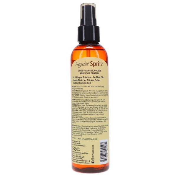 Agadir Argan Oil Spritz Styling Finishing Spray 8 oz