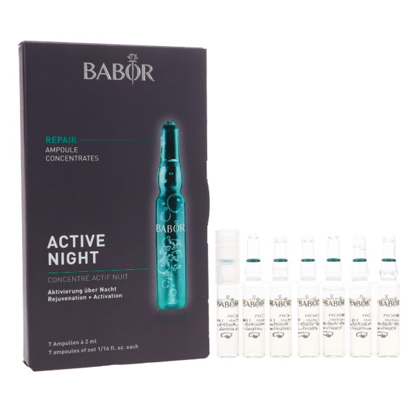 BABOR Active Night Ampoule Concentrates 7 Count