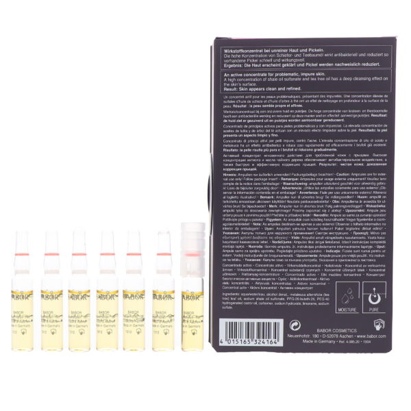 BABOR Active Purifier Ampoule Concentrates 7 Count