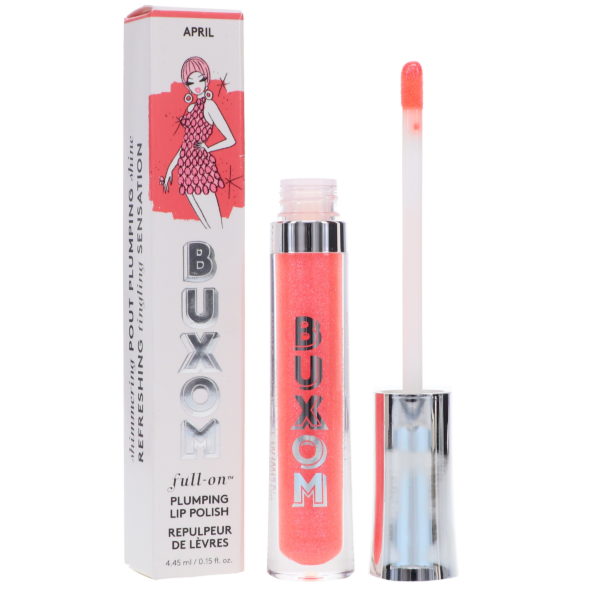 BUXOM Full-On Plumping Lip Polish Gloss April 0.15 oz