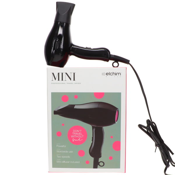 Elchim 3900 Mini Travel Hair Dryer & Diffuser