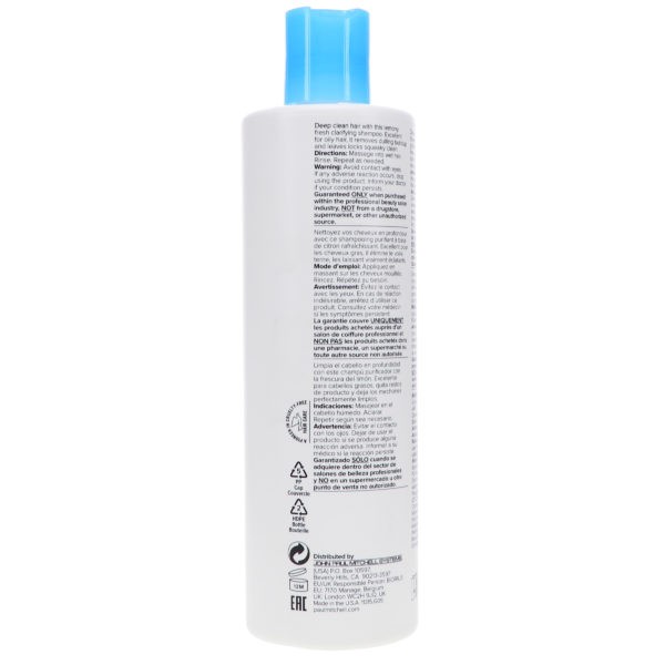 Paul Mitchell Shampoo Two Clarifying Removes Build Up 16.9 oz